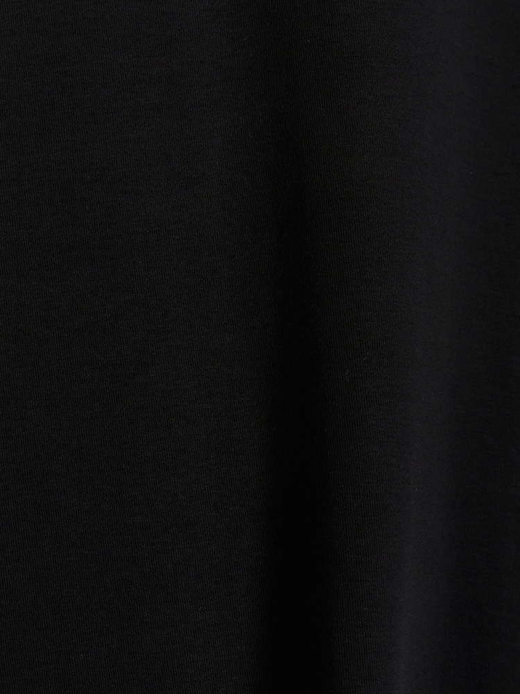 Negro - River Island Slim Fit 100% Cotton T-Shirt - Imagen 4 de 4