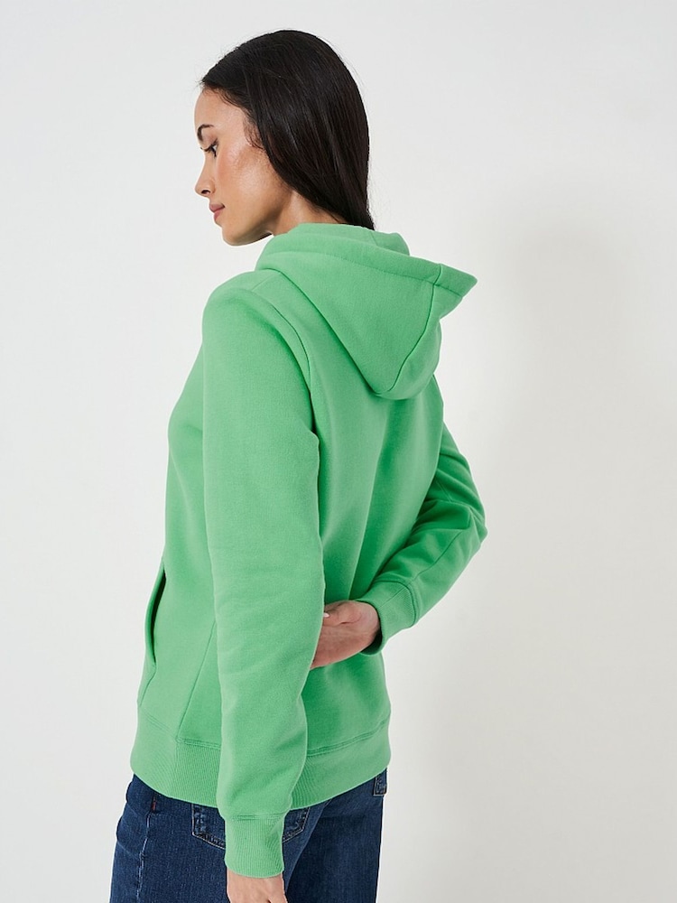 Crew Clothing Plain Cotton Regular Hoodie - Image 2 of 4