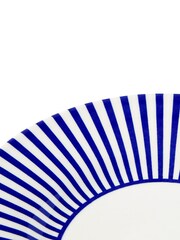 Spode Blue Steccato Narrow Stripe Side Plates Set of 4 - Image 4 of 6