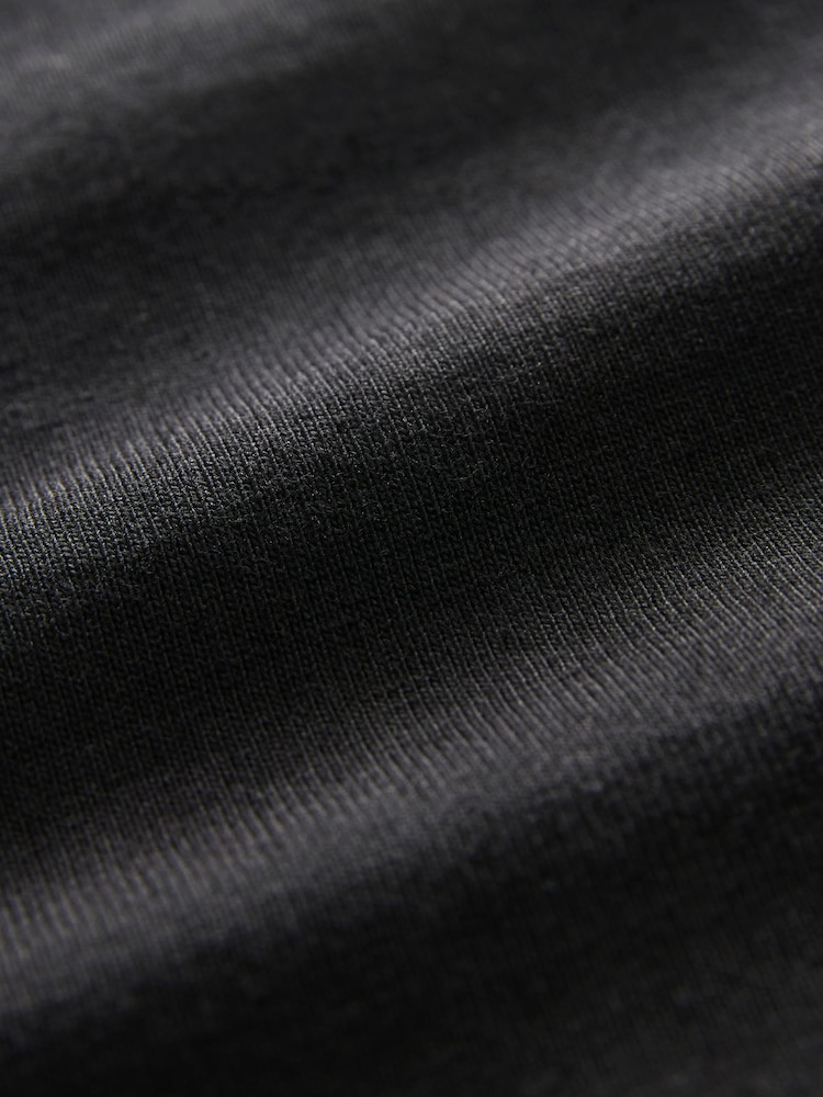 Black Snow Way Back Print Short Sleeve Christmas 100% Cotton T-Shirt (3-16yrs) - Image 4 of 4