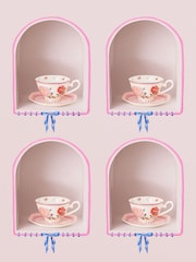 Cath Kidston Set of 2 CK Archive Rose Teacup & Saucer - Image 1 of 3