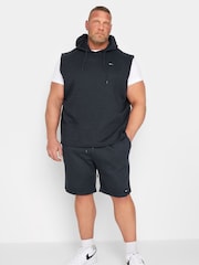 BadRhino Big & Tall Blue 100% Cotton Sleeveless Hoodie - Image 2 of 4