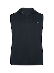 BadRhino Big & Tall Blue 100% Cotton Sleeveless Hoodie - Image 3 of 4
