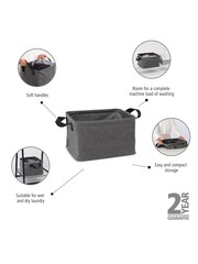 Brabantia Pepper Black Foldable Laundry Basket 35L - Image 6 of 6