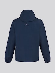 U.S. Polo Assn Blue Hooded Windbreaker Jacket - Image 8 of 11