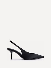 Linzi Black Highlight Stiletto Court Heels - Image 2 of 5