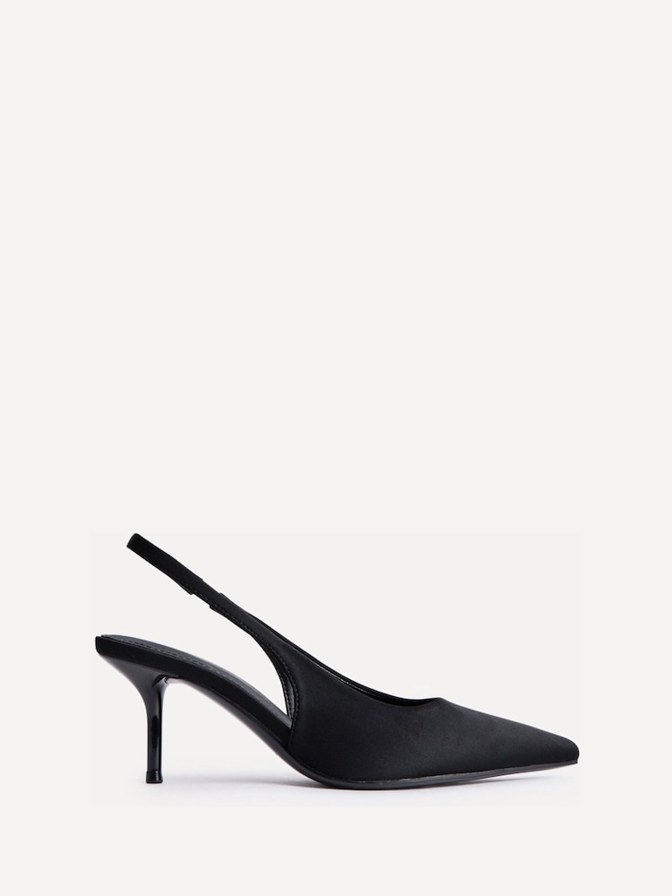 Linzi Black Highlight Stiletto Court Heels - Image 2 of 5 Linzi Black Highlight Stiletto Court Heels - Image 2 of 5