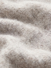 nevtralne barve Mole rjava - Sproščeno prileganje Oversized Longline Button Knitted pletena pletena jopa - Slika 8 iz 8