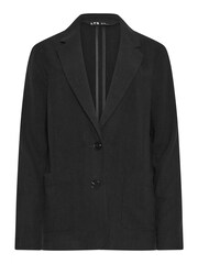 Long Tall Sally Black LTS Tall Black Linen Blazer - Image 5 of 5