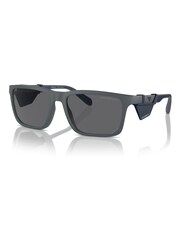 Emporio Armani Grey Ea4219 Rectangle Polarised Sunglasses - Image 2 of 5