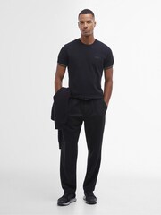 Barbour® International Spencer Waffle Textured 100% Cotton T-Shirt - Image 3 of 6