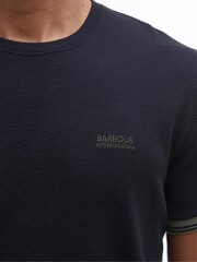 Barbour® International Spencer Waffle Textured 100% Cotton T-Shirt - Image 5 of 6
