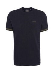 Barbour® International Spencer Waffle Textured 100% Cotton T-Shirt - Image 6 of 6