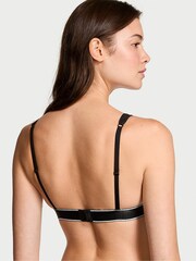 Victoria's Secret Black Lace Logo Bralette - Image 1 of 1