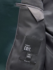 Green EDIT Embroidered Velvet Blazer - Image 6 of 12