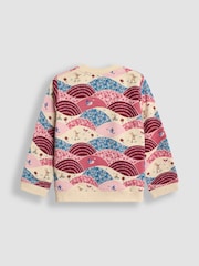 JoJo Maman Bébé Pink Bunny Hills Sweatshirt - Image 2 of 3