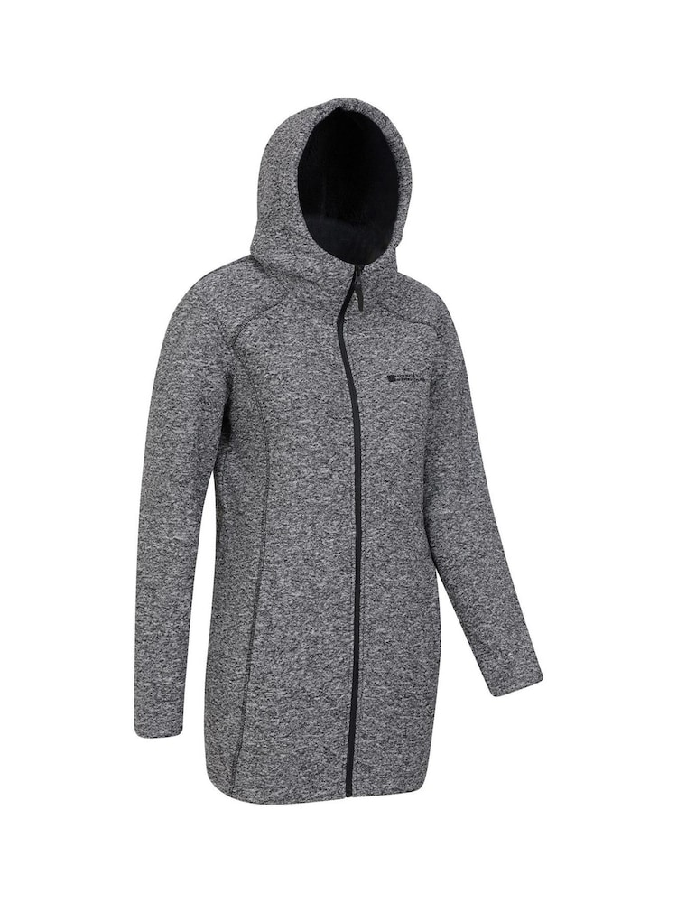 Mountain Warehouse Grey Nevis Longline Fleece Jacket - Image 2 of 4