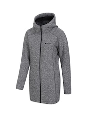 Mountain Warehouse Grey Nevis Longline Fleece Jacket - Image 4 of 4
