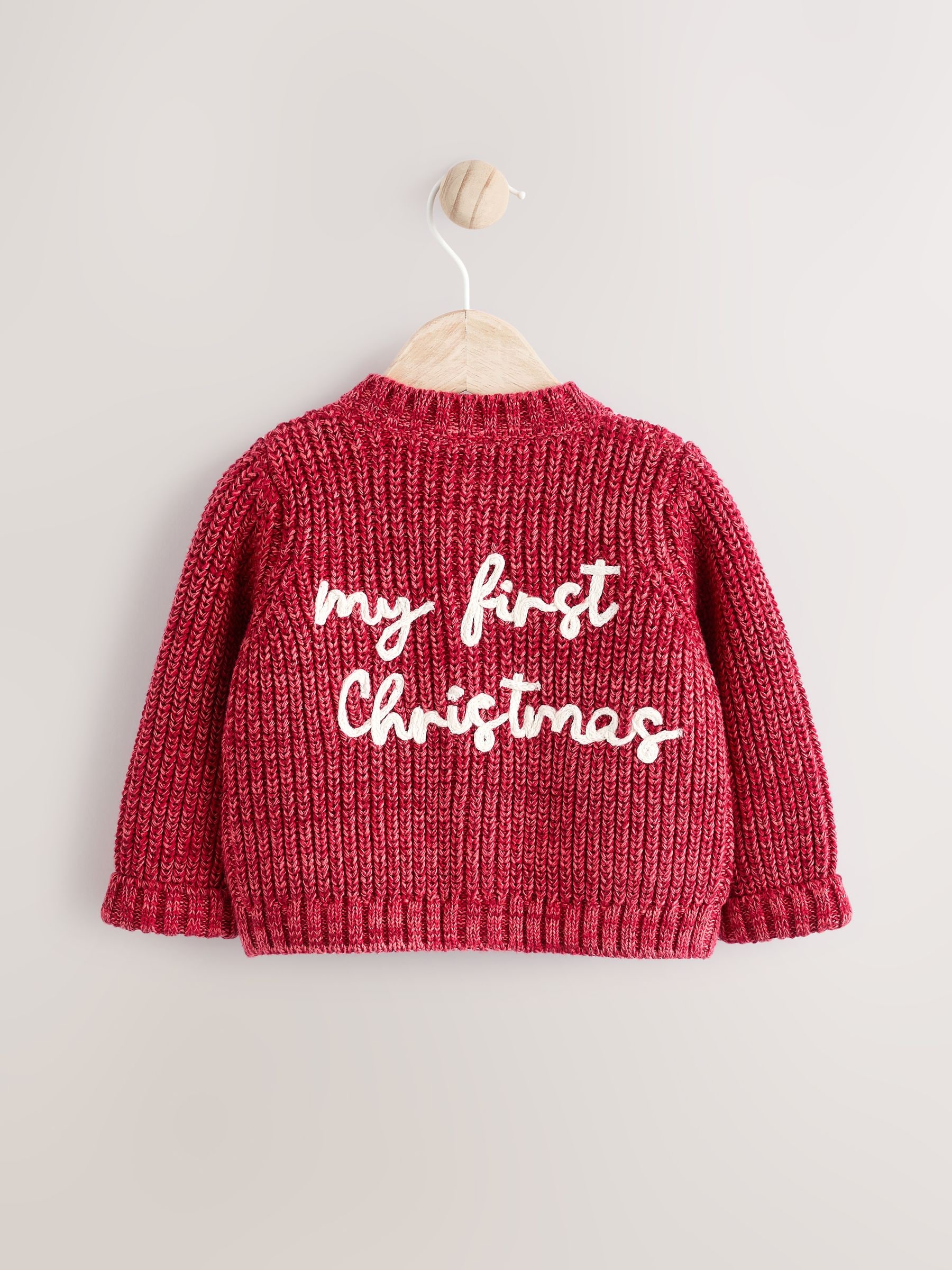 Red christmas cardigan online