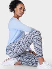 Sweaty Betty Blue Shell Print Full Length Power Workout Leggings - Image 4 of 9
