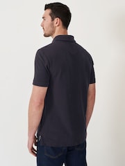 Crew Clothing Black 100% Cotton Pique Polo Shirt - Image 2 of 5