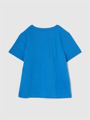 Gap Blue Shark Graphic Short Sleeve Crew Neck Baby T-Shirt (Newborn-5yrs) - Image 2 of 2