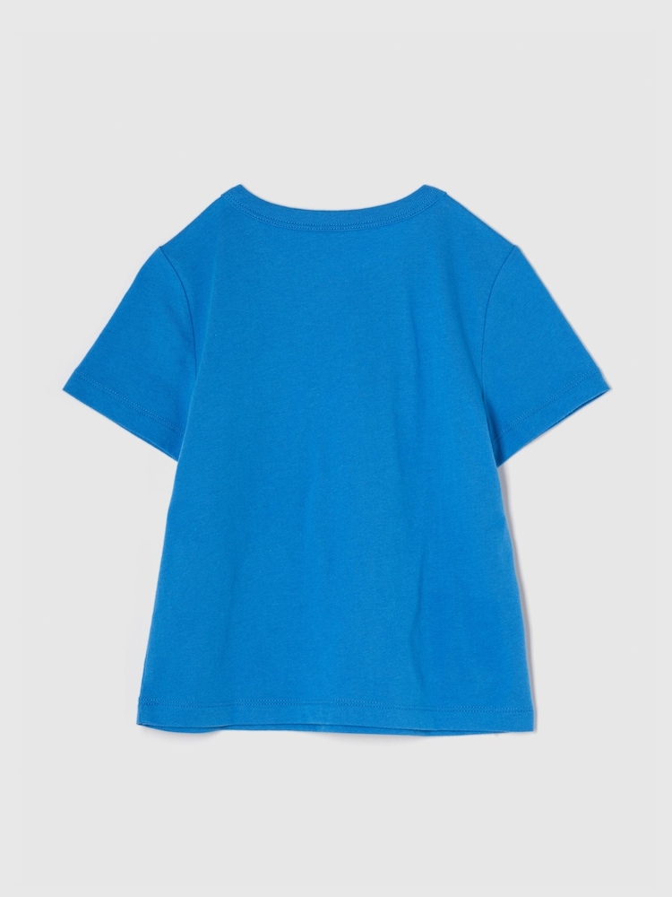 Gap Blue Shark Graphic Short Sleeve Crew Neck Baby T-Shirt (Newborn-5yrs) - Image 2 of 2