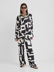 4th & Reckless Black Iris Abstract Shirt - Image 1 of 5
