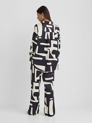 4th & Reckless Black Iris Abstract Shirt - Image 2 of 5