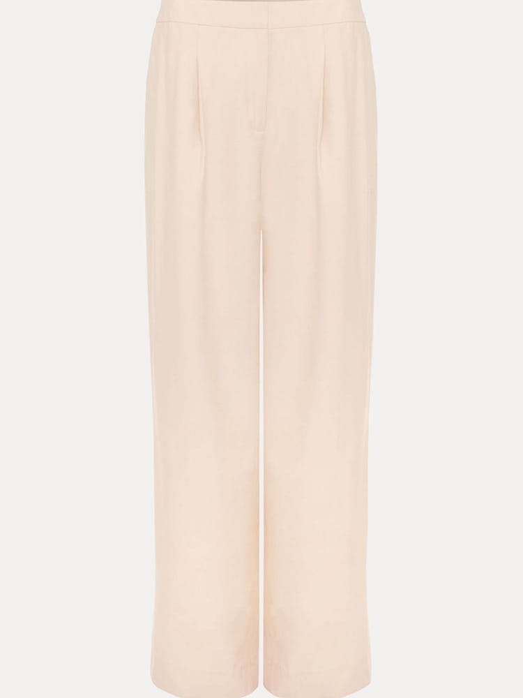 Phase Eight Peach Pink Bianca Wide Leg Trousers - Image 7 of 7
