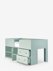 Sage Green Kids Alix Storage Cabin Bed Frame - Image 6 of 7