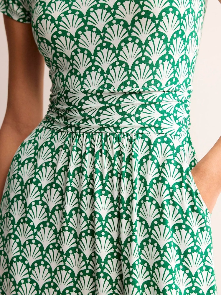 Boden Green Amelie Jersey Dress - Image 2 of 5