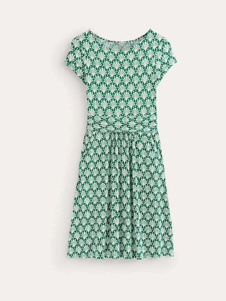 Boden Green Amelie Jersey Dress - Image 5 of 5