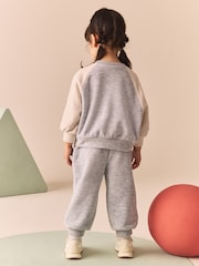 Grey Fleece Sweatshirt And Joggers Set (3mths-7yrs) - Image 4 of 9
