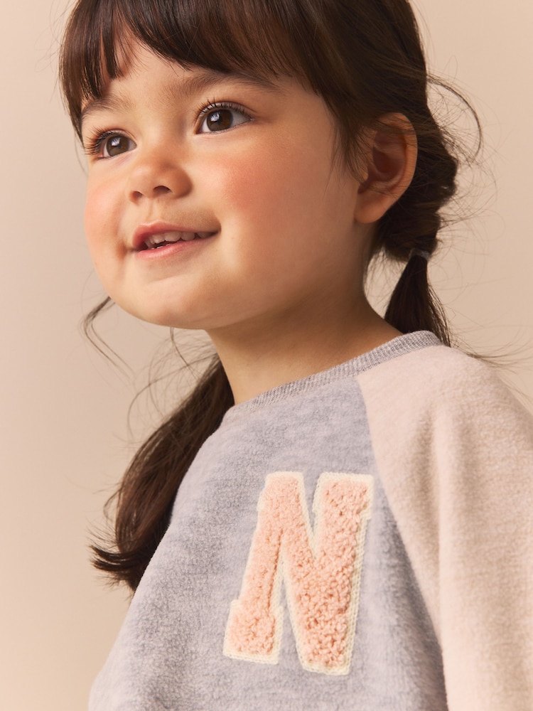Grey Fleece Sweatshirt And Joggers Set (3mths-7yrs) - Image 5 of 9