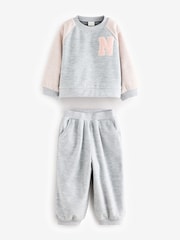 Grey Fleece Sweatshirt And Joggers Set (3mths-7yrs) - Image 6 of 9