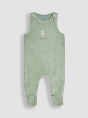 JoJo Maman Bébé Green Personalised Koala Dungarees Set 2 Piece - Image 4 of 8