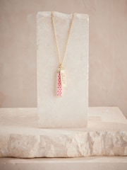 Cath Kidston Gold Tone 'Artist' Charm Necklace - Image 1 of 6