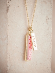 Cath Kidston Gold Tone 'Artist' Charm Necklace - Image 2 of 6