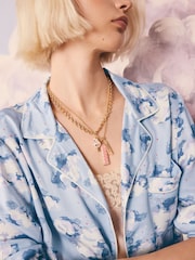 Cath Kidston Gold Tone 'Artist' Charm Necklace - Image 5 of 6