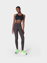 Sweaty Betty Black Circle Block Print Zero Gravity Leggings - Image 4 of 7