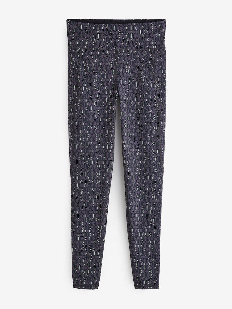 Sweaty Betty Black Circle Block Print Zero Gravity Leggings - Image 7 of 7 Sweaty Betty Black Circle Block Print Zero Gravity Leggings - Image 7 of 7