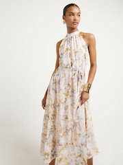 River Island платье миди с халтером - Image 2 of 6