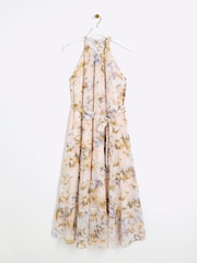 River Island платье миди с халтером - Image 5 of 6
