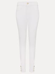 Phase Eight White Button Detail Joelle Skinny Jeans - Image 7 of 7