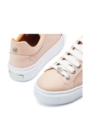 Moda in Pelle Arabeller Lace-Up Trainers With Eyelets - Image 4 of 4
