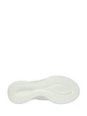 Skechers Cream Wide Fit Slipins Ultra Flex 3.0 Brilliant Path Trainers - Image 5 of 5