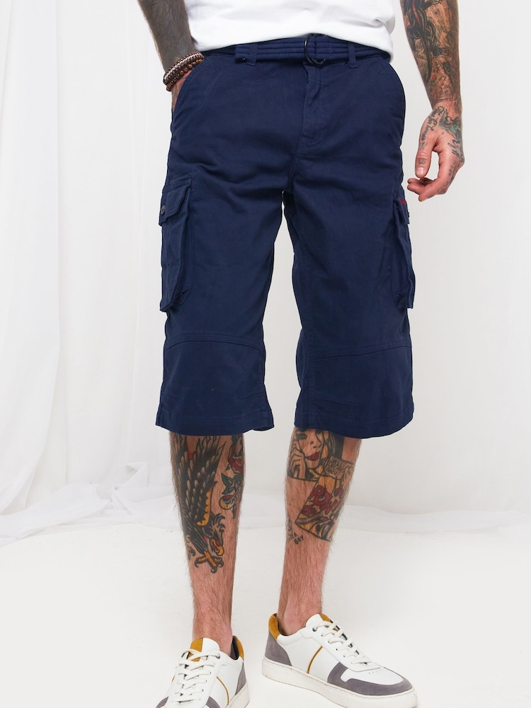 Joe Browns Blue Azore Shorts - Image 1 of 5