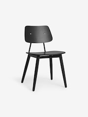 MADE.COM Set of 2 Black Airi Dining Chairs - Image 4 of 5