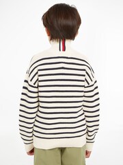 Tommy Hilfiger Half Zip Breton Stripe Sweater - Image 2 of 6